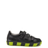 MAA Black and Neon Velcro Sneaker-Tassel Children Shoes