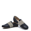 Manuela Black Strap Smoking Loafer-Tassel Children Shoes