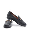 old Atlanta Mocassin Black Leather Buckle Dress Shoe-Tassel Children Shoes