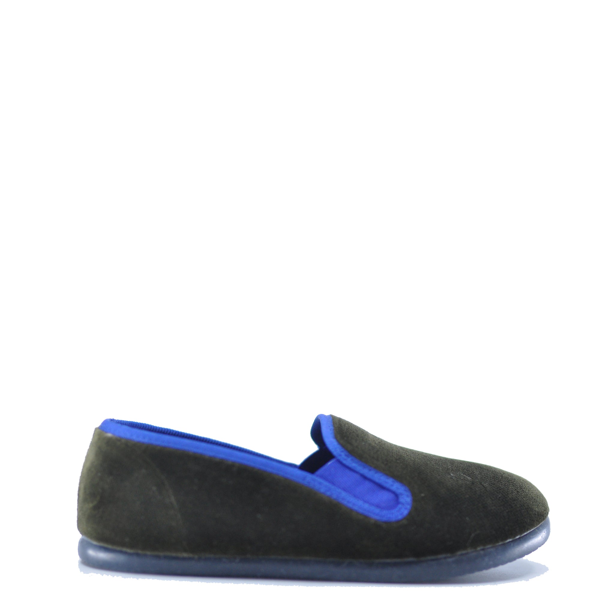 Bonton Khaki Velvet Slip On Shoe-Tassel Children Shoes
