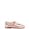 Beberlis Rose Gold Perforated T-Strap Mary Jane-Tassel Children Shoes