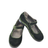 Pepe Green Velvet Mary Jane-Tassel Children Shoes