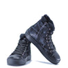 Blublonc Black Plaid Sneaker Bootie-Tassel Children Shoes