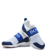 Hugo Boss Electric Blue Mesh Sneaker-Tassel Children Shoes