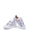 Acebos Silver Flower Velcro Sneaker-Tassel Children Shoes