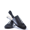 Hoo Black Pearl Mule-Tassel Children Shoes