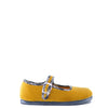 Bonton Mustard Velvet Mary Jane-Tassel Children Shoes