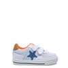 Acebos White Leather Star Sneaker-Tassel Children Shoes