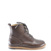 Young Soles Brown Leather Boot-Tassel Children Shoes