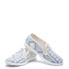 Pepe Blue and White Tapestry Slip On-Tassel Children Shoes