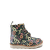 Young Soles Floral Leather Boot-Tassel Children Shoes