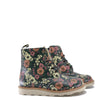 Young Soles Floral Leather Boot-Tassel Children Shoes