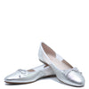 Beberlis Silver Leather Mesh Ballet Flat-Tassel Children Shoes