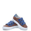 MAA Brown and Blue Weave Sneaker-Tassel Children Shoes