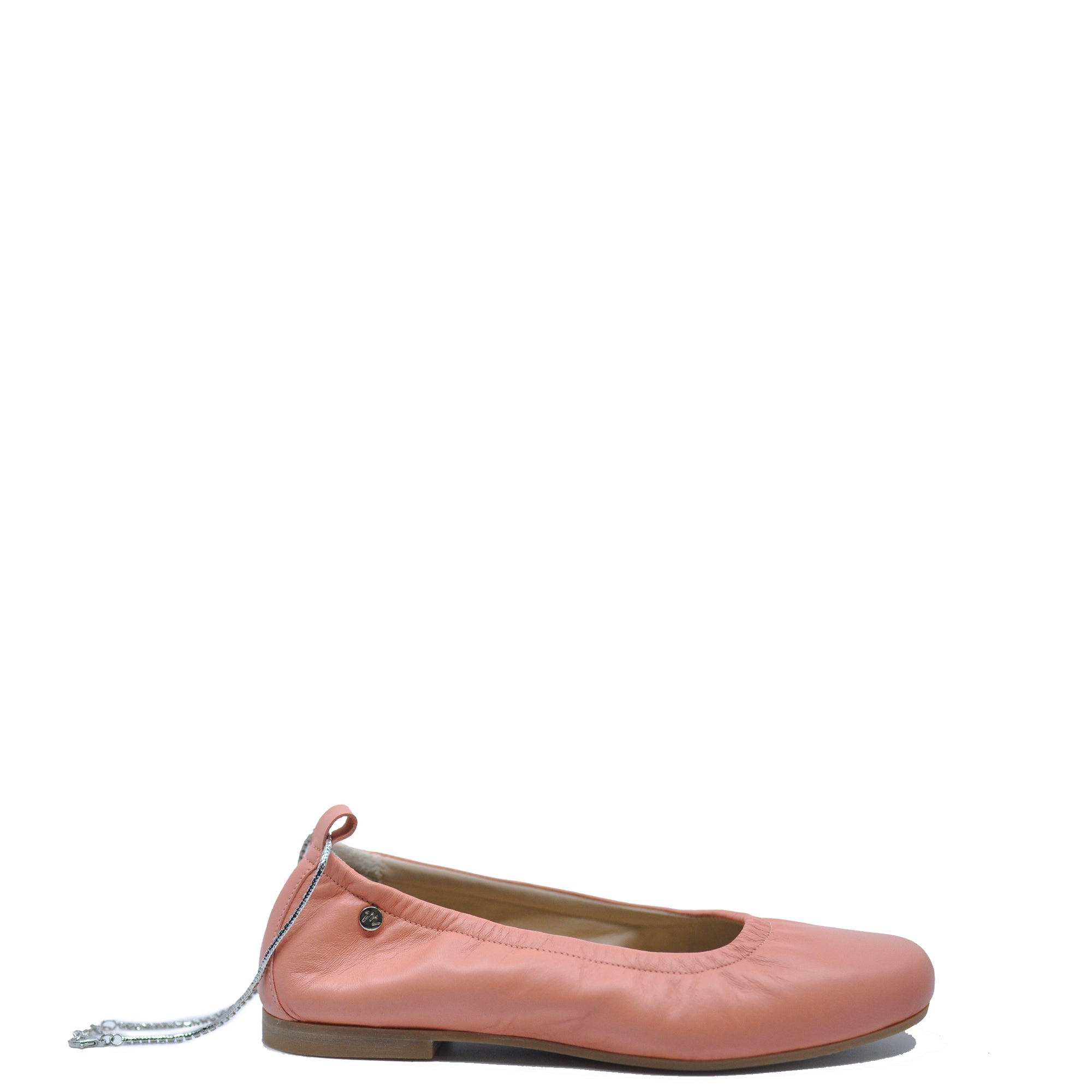 Manuela Apricot Anklet Ballet Flat-Tassel Children Shoes