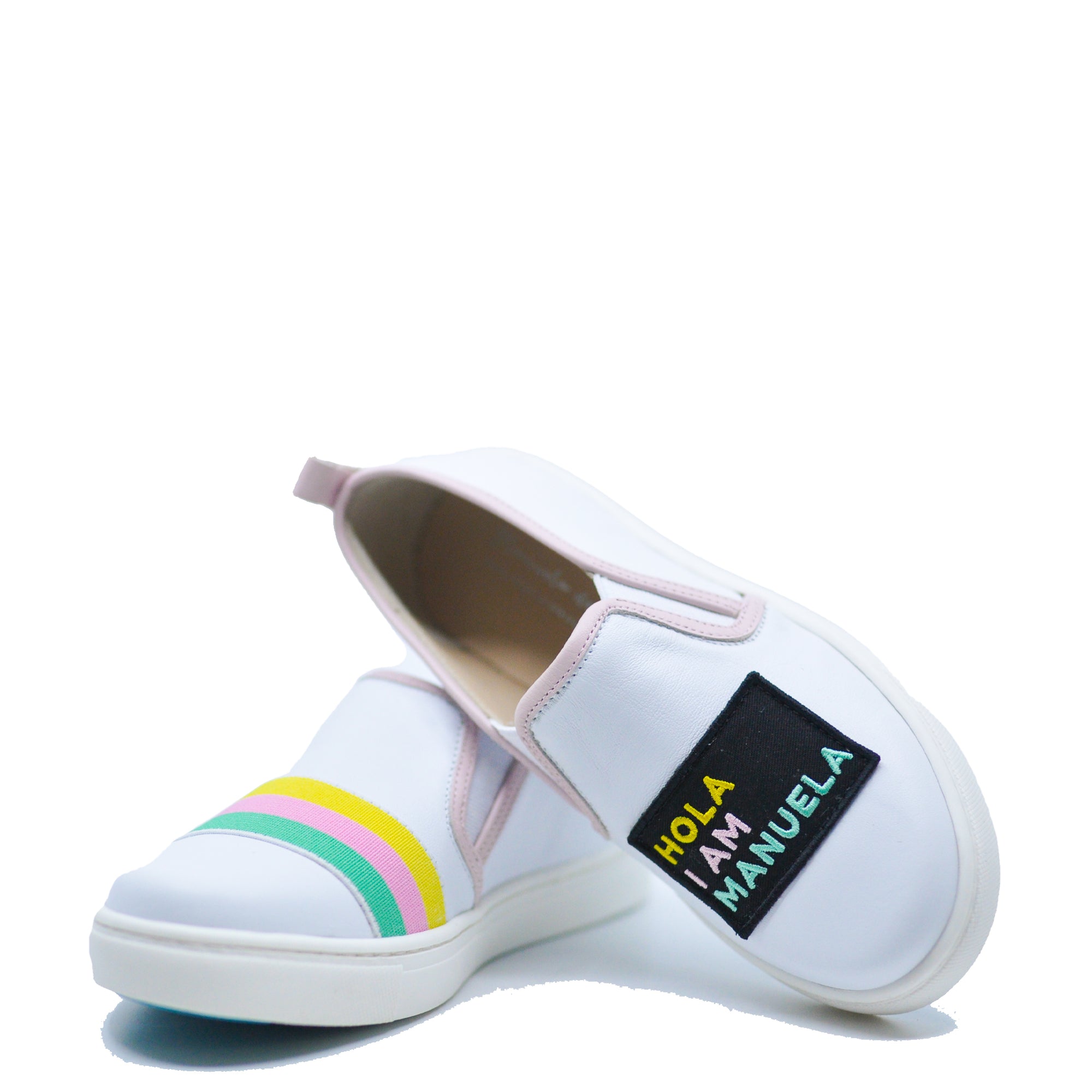 Manuela Logo Rainbow Sneaker-Tassel Children Shoes