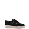 Blublonc Black Suede Double Monk Dress Sneaker-Tassel Children Shoes