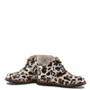 Blublonc Leopard Patent Fur Collar Baby Bootie-Tassel Children Shoes