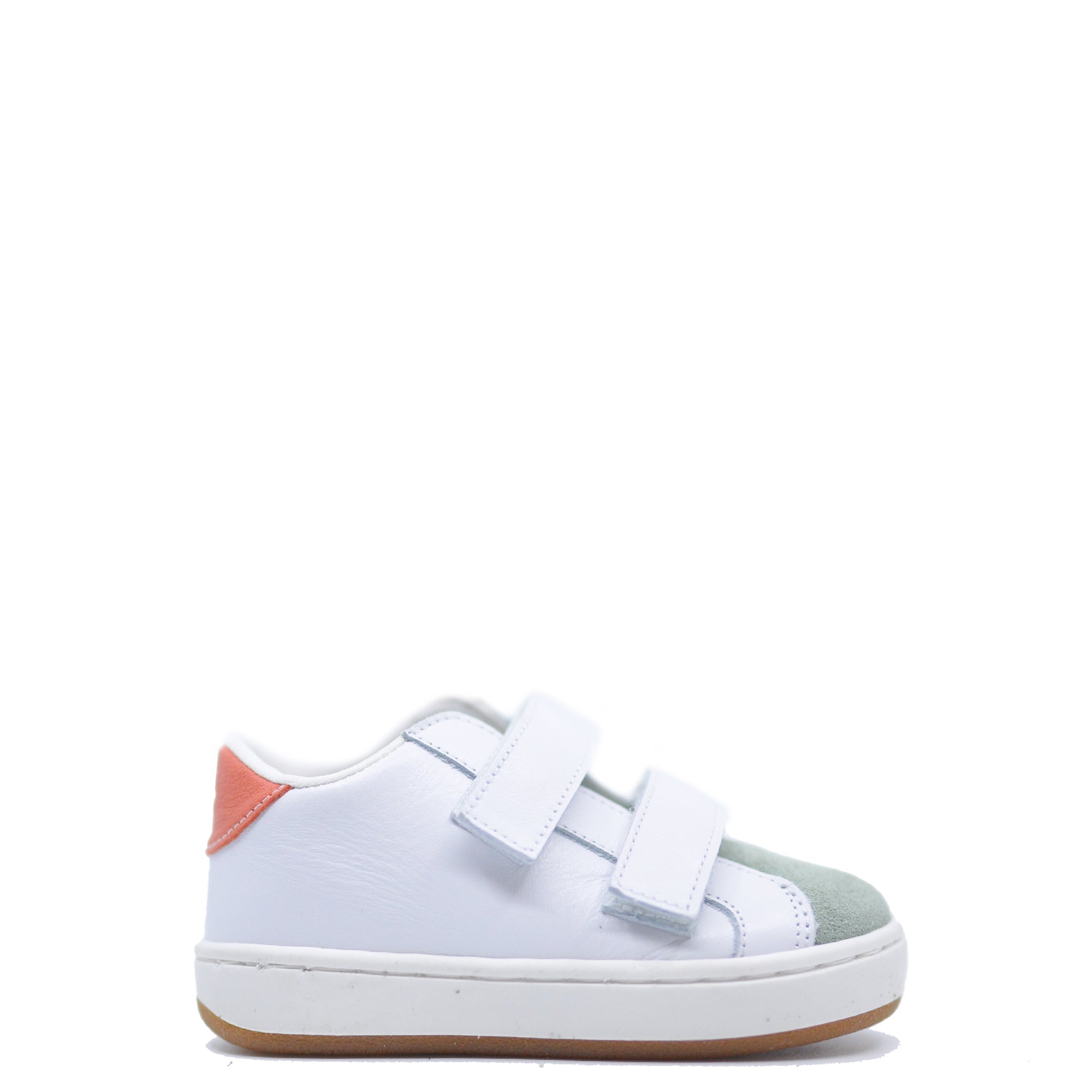 Babywalker White and Mint Sneaker-Tassel Children Shoes