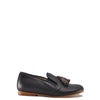 Sonatina Dark Navy and Gray Tassel Loafer-Tassel Children Shoes