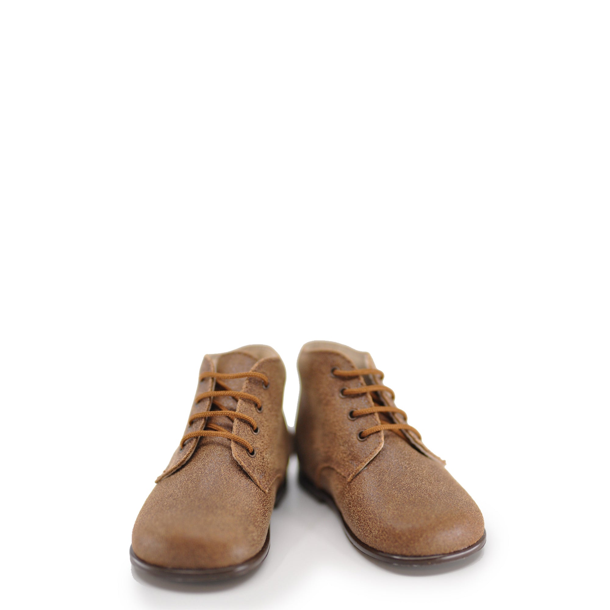 Beberlis Taupe Textured Baby Bootie-Tassel Children Shoes