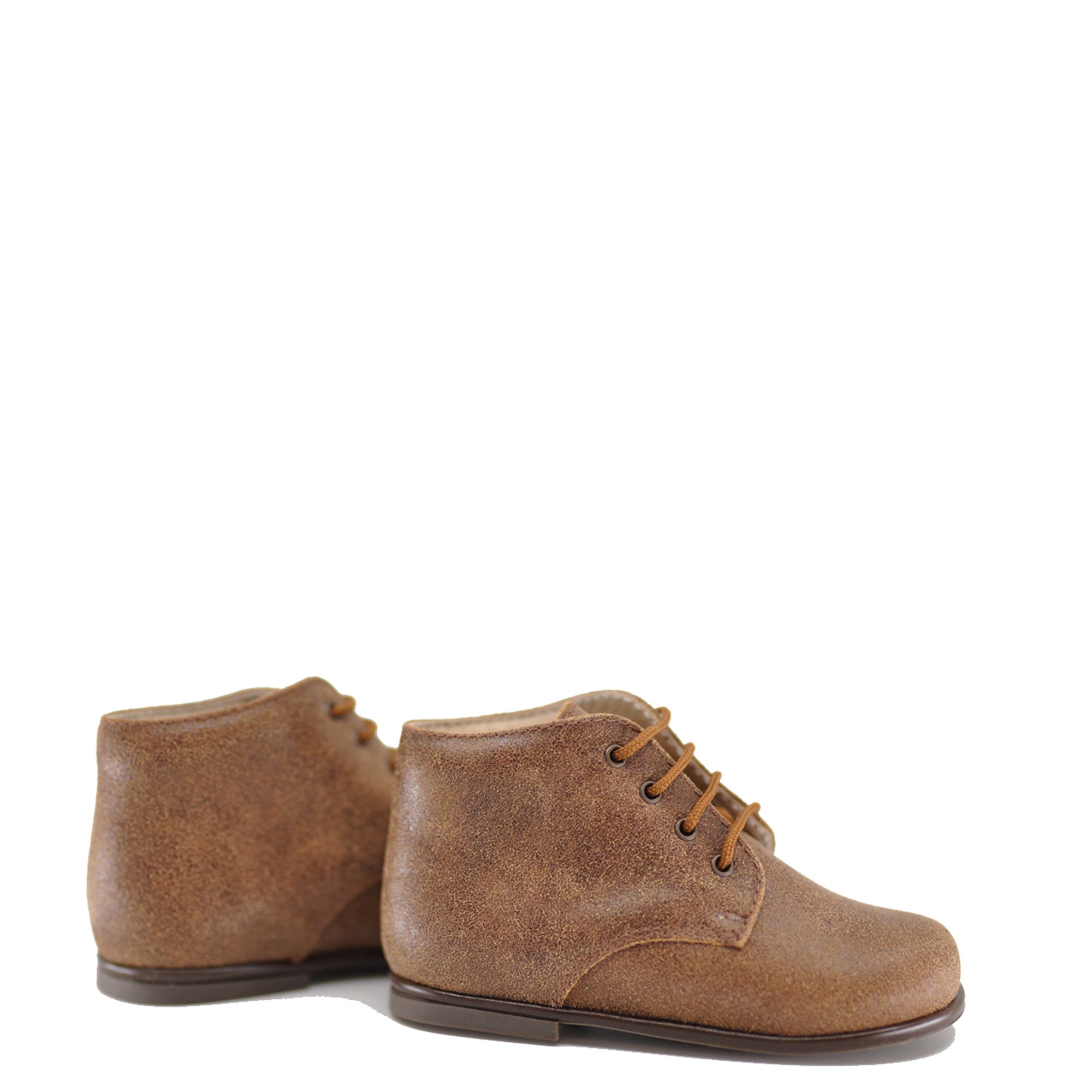 Beberlis Taupe Textured Baby Bootie-Tassel Children Shoes