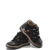 Emel Black and Gold Star Velcro Baby Sneaker-Tassel Children Shoes