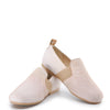 Manuela Brown Houndstooth Elastic Smoking Loafer-Tassel Children Shoes
