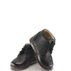 Emel Black Cheetah Wingtip Baby Bootie-Tassel Children Shoes