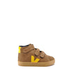 Veja Brown Suede Hightop Velcro Sneaker-Tassel Children Shoes