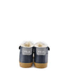 Veja Navy Hightop Fur Lined Sneaker-Tassel Children Shoes