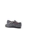 Beberlis Gray Suede Buckle Slip-On-Tassel Children Shoes