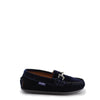 Atlanta Mocassin Navy Velvet Buckle Loafer-Tassel Children Shoes