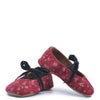 Pepe Red Floral Bow Slipper Loafer-Tassel Children Shoes