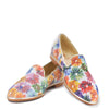 Blublonc Multi Floral Slip On Shoe-Tassel Children Shoes
