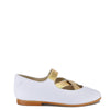 Sonatina White and Gold Criss Cross Ballet Shoe-Tassel Children Shoes
