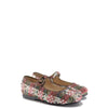 Manuela Rose Wool Plaid Mary Jane-Tassel Children Shoes