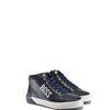Hugo Boss Navy Leather Lace-Up Hightop Sneaker-Tassel Children Shoes