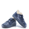 Babywalker Navy Leather Velcro Sneaker-Tassel Children Shoes