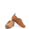 Manuela Honey Herringbone Derby-Tassel Children Shoes