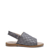 Manuela Gray Weave Sandal-Tassel Children Shoes