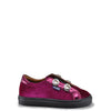 Atlanta Mocassin Pink Velvet Slip-On Sneaker-Tassel Children Shoes
