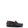 Atlanta Mocassin Black Leather Line Loafer-Tassel Children Shoes