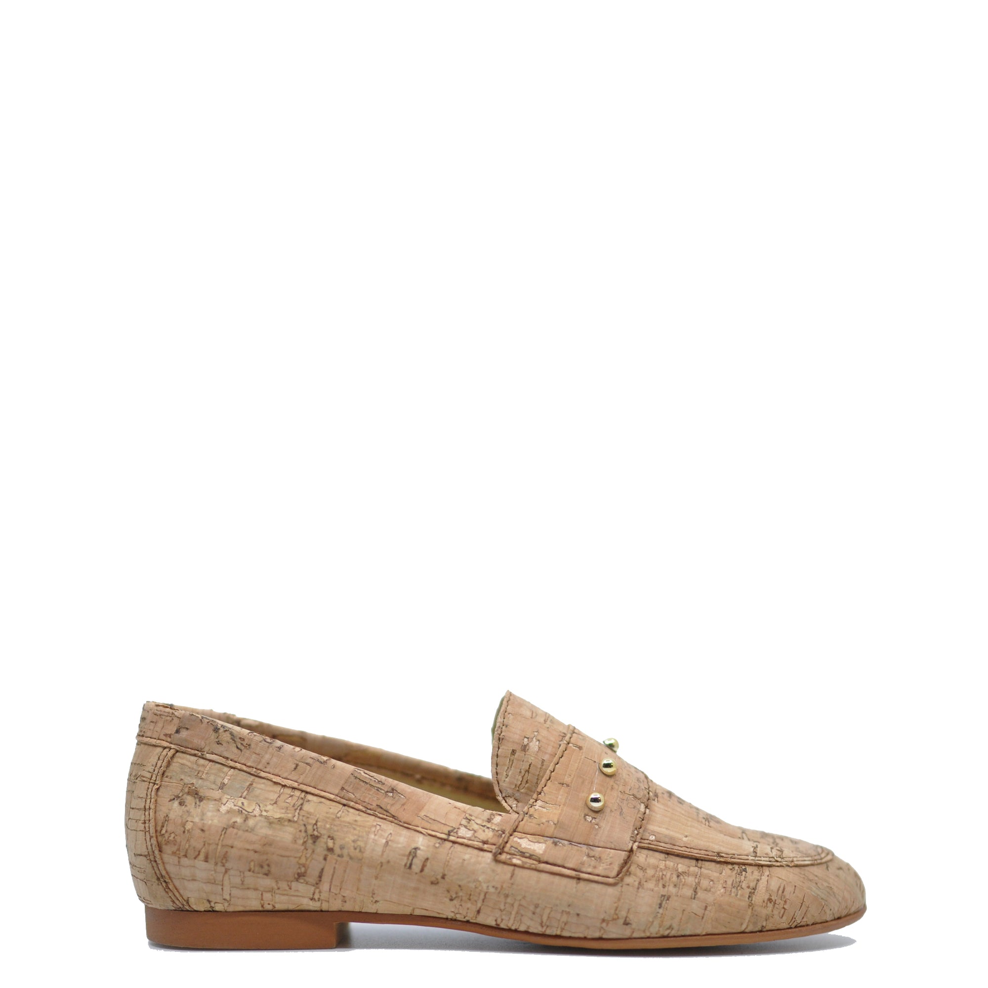 Blublonc Cork Studded Loafer-Tassel Children Shoes