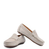 LMDI Taupe Logo Loafer-Tassel Children Shoes
