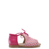 Manuela Pink Houndstooth Baby Sandal-Tassel Children Shoes