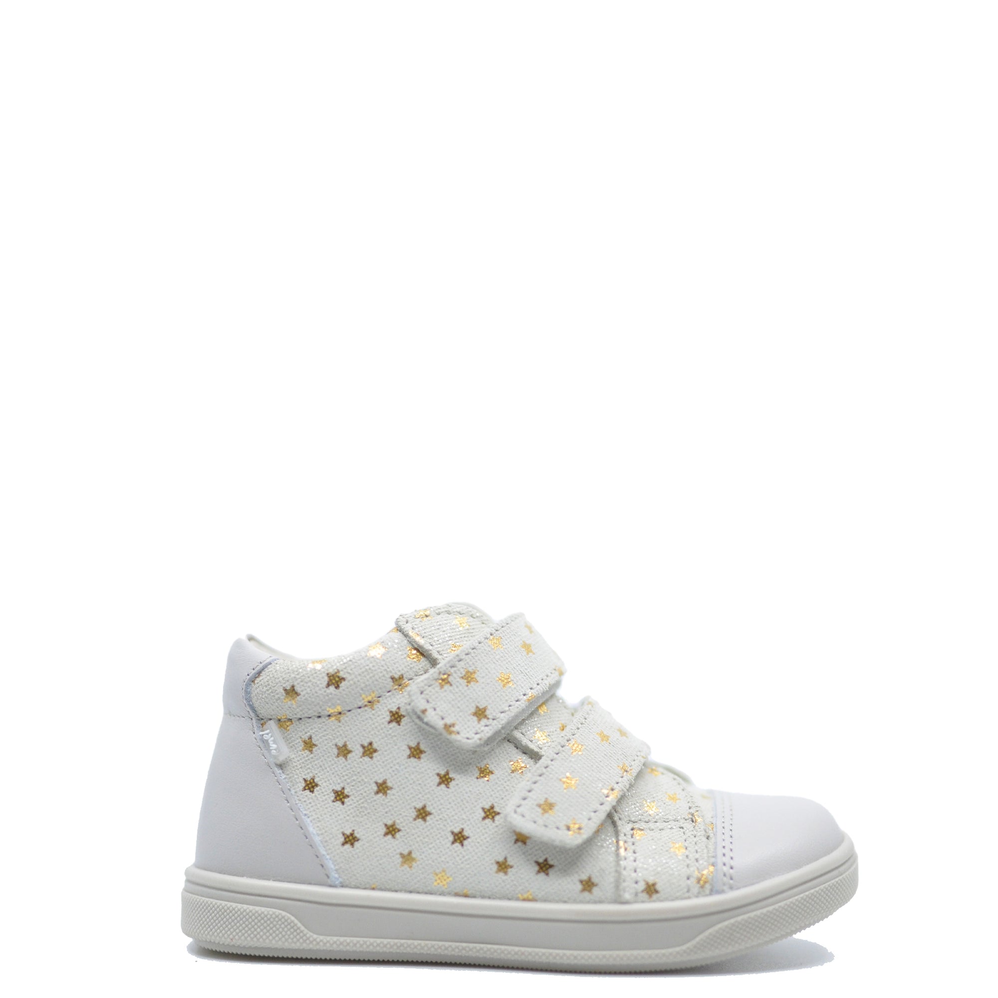 Emel Cream and Gold Star Baby Sneaker-Tassel Children Shoes