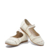 Manuela Cream Wicker Mary Jane-Tassel Children Shoes