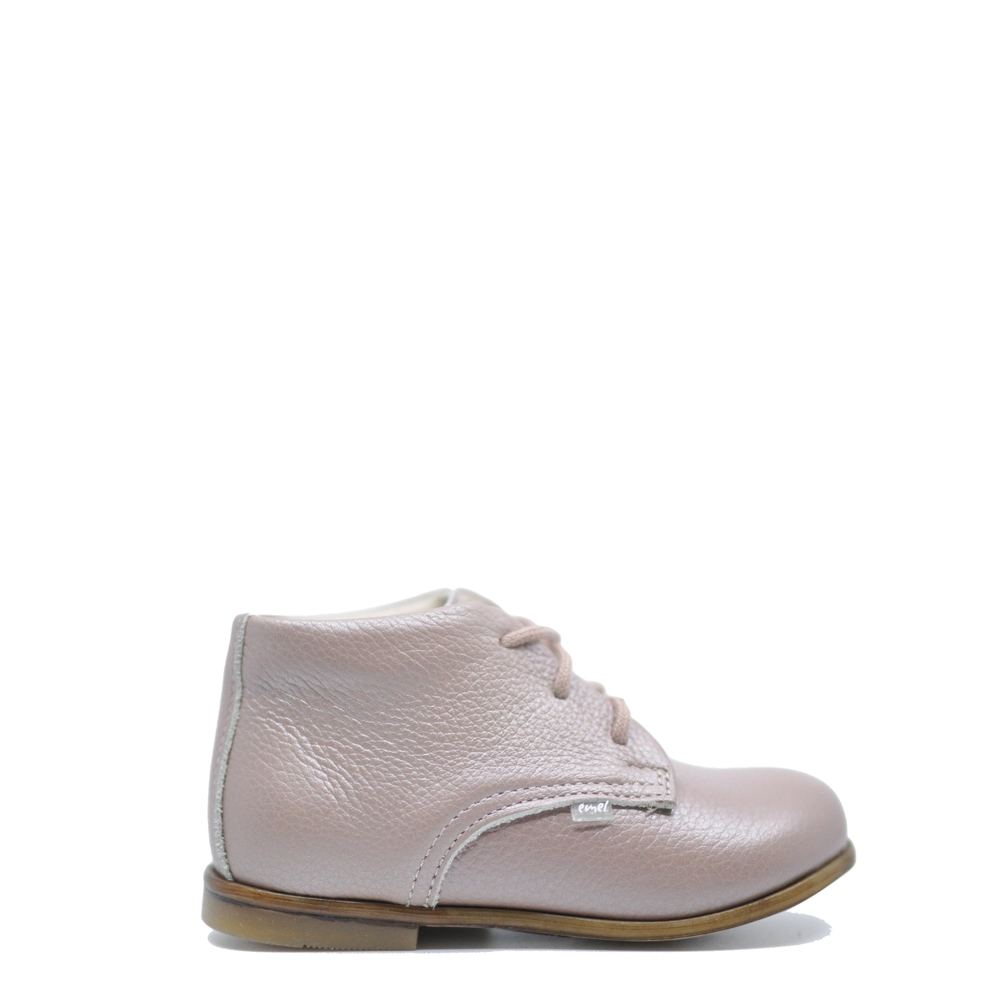 Emel Pearl Mauve Lace Baby Bootie-Tassel Children Shoes