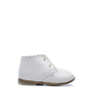 Emel Off White Scalloped Open Toe Bootie-Tassel Children Shoes